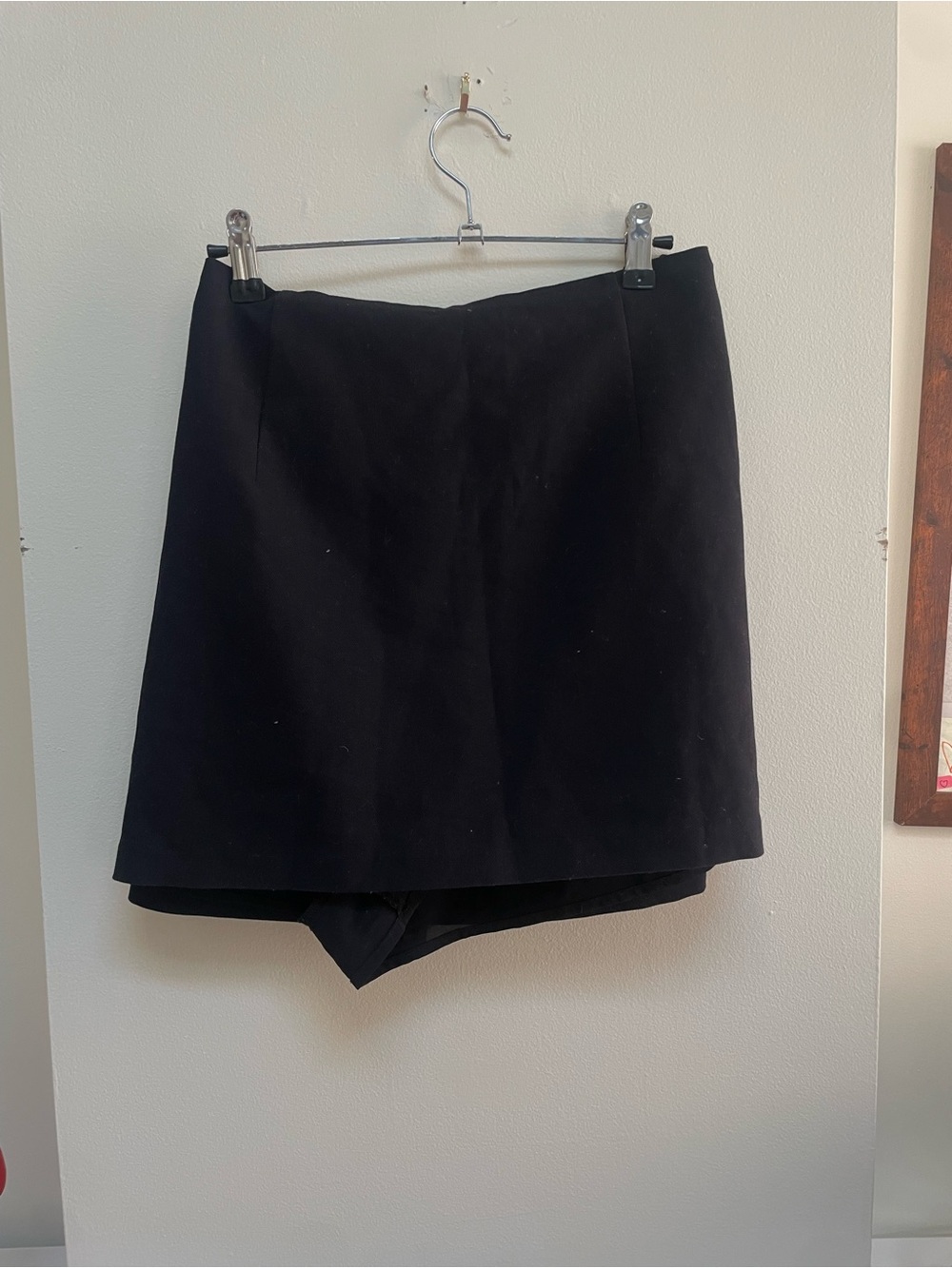 Abercrombie & Fitch Black Tailored Mini Skort | Women’s Size XL